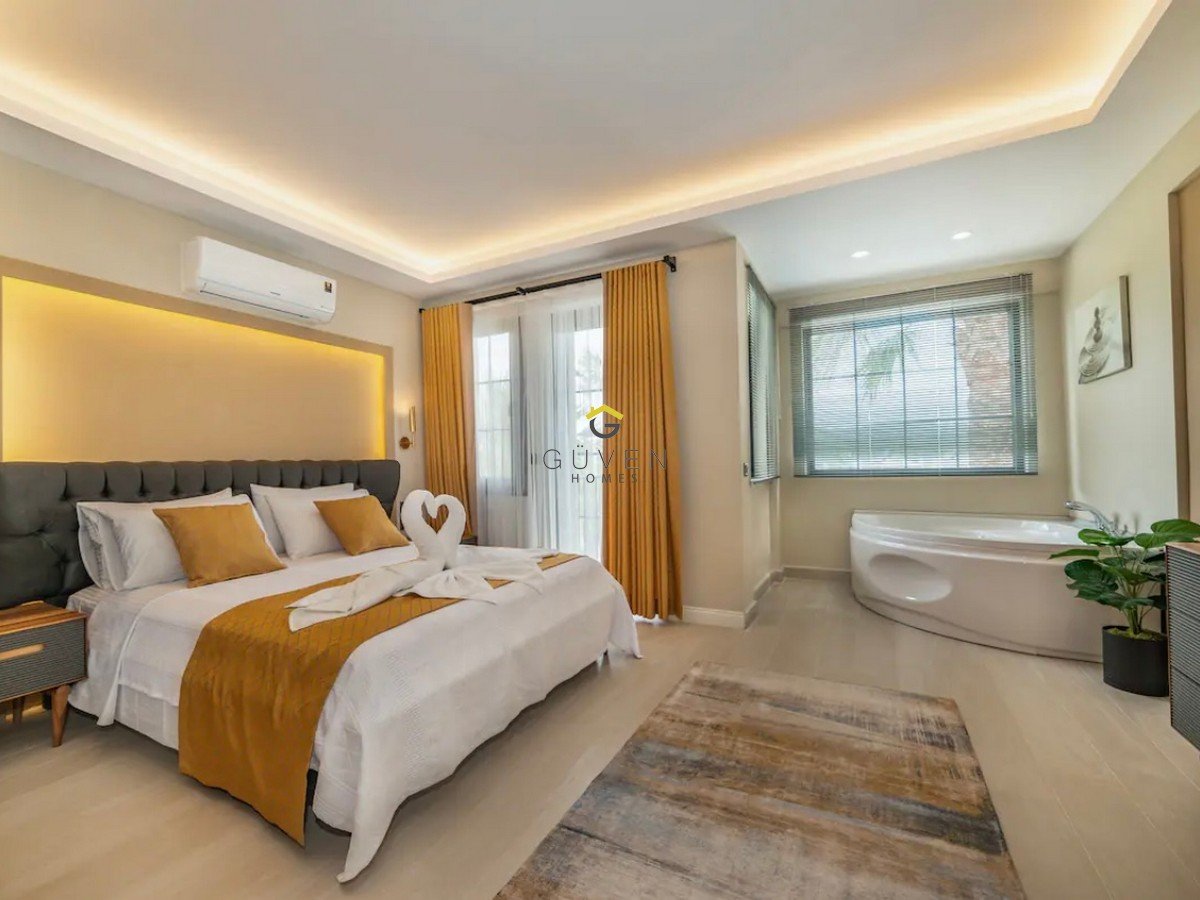 GÜVEN HOMES'TAN ÖLÜDENİZ OVACIKTA SATILIK EŞYALI 4+1 TAM MÜSTAKİL LÜKS VİLLA