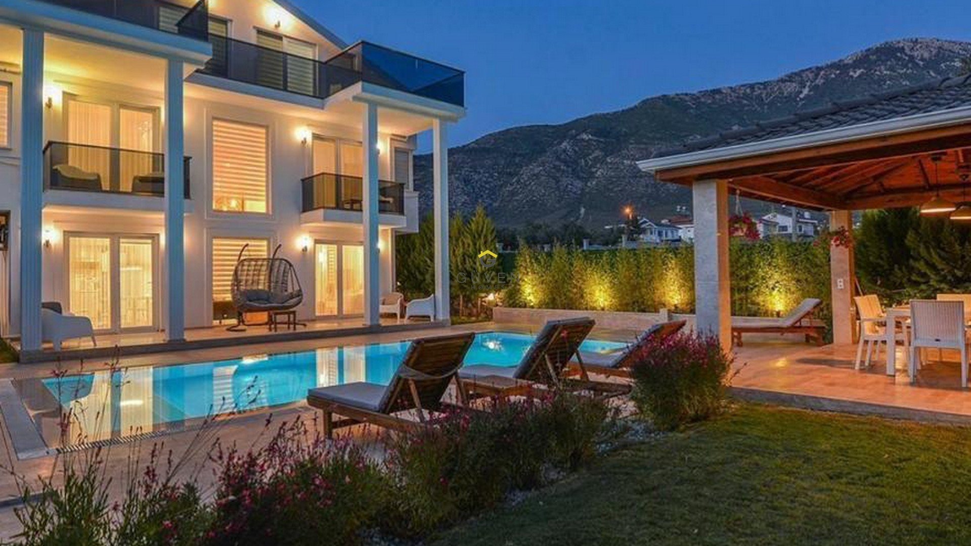 GÜVEN HOMES'TAN ÖLÜDENİZ OVACIK BÖLGESİNDE SATILIK 4+1 LÜKS VİLLA