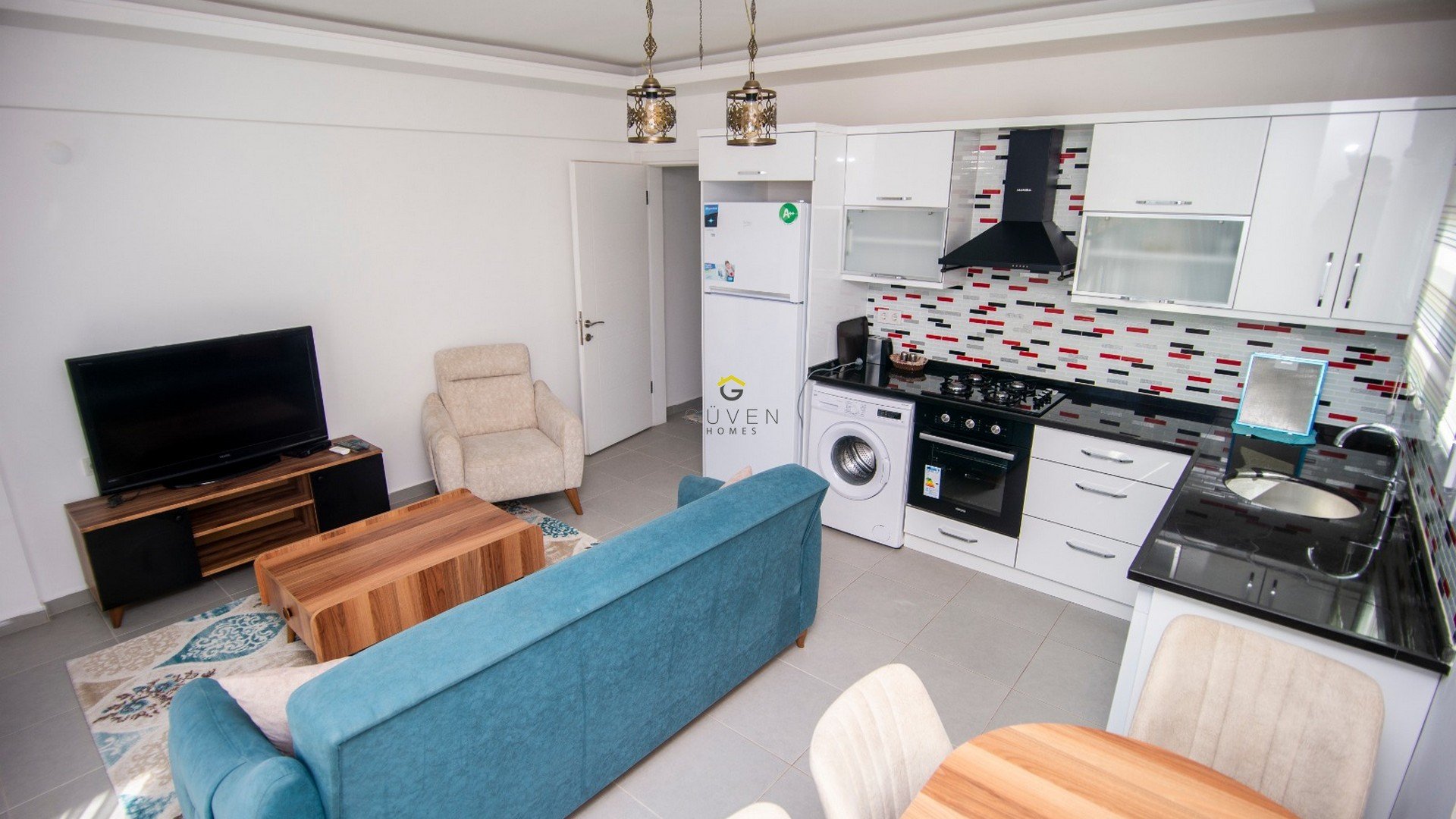 GÜVEN HOMES' TAN ÖLÜDENİZDE SATILIK 3+1 ORTAK HAVUZLU DAİRE