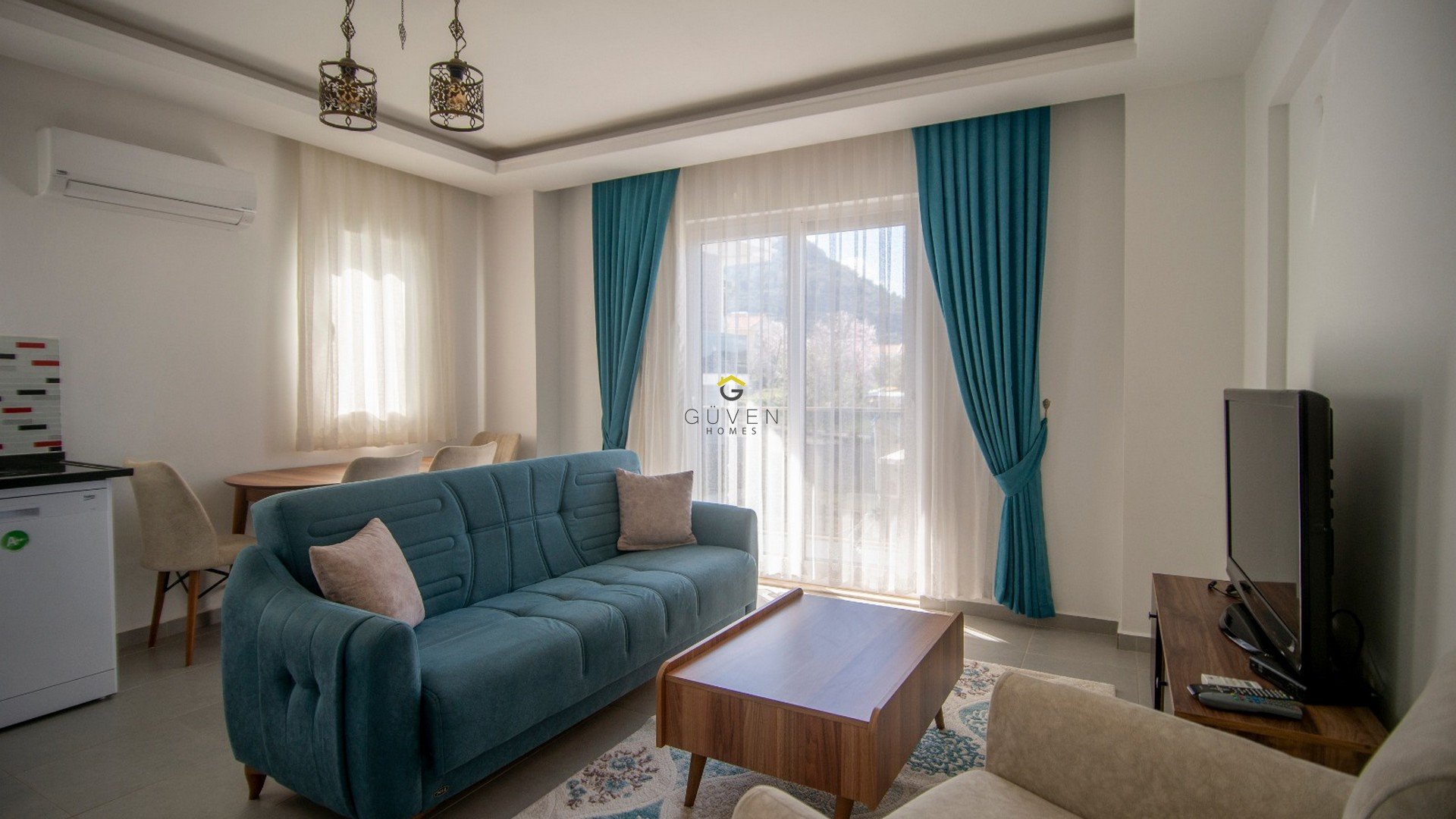 GÜVEN HOMES' TAN ÖLÜDENİZDE SATILIK 3+1 ORTAK HAVUZLU DAİRE