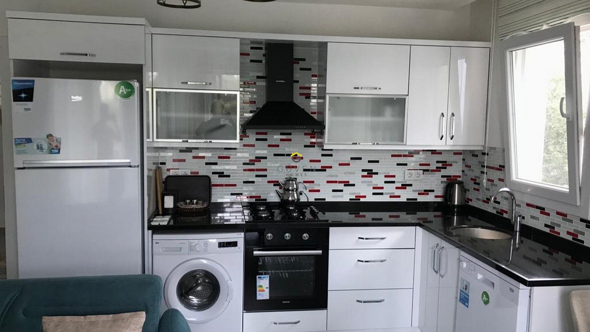 GÜVEN HOMES' TAN ÖLÜDENİZDE SATILIK 3+1 ORTAK HAVUZLU DAİRE